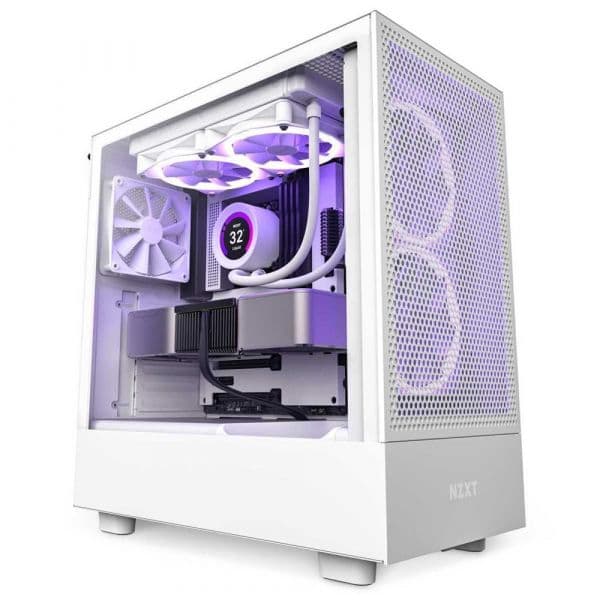 NZXT H5 Flow ATX Vidro Temperado Branca