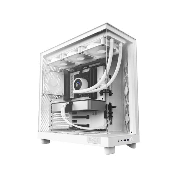 NZXT H6 Flow ATX Vidro Temperado Branca