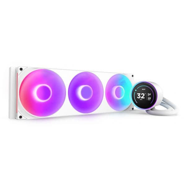 NZXT Kraken Elite 420 RGB V2 Water Cooler All-In-One 420mm Branco