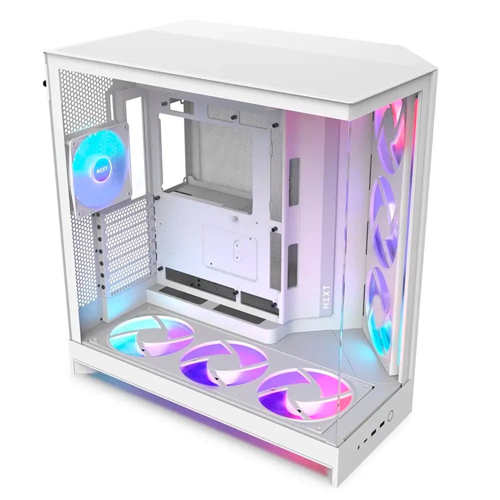 NZXT H9 Flow ATX Vidro Temperado White
