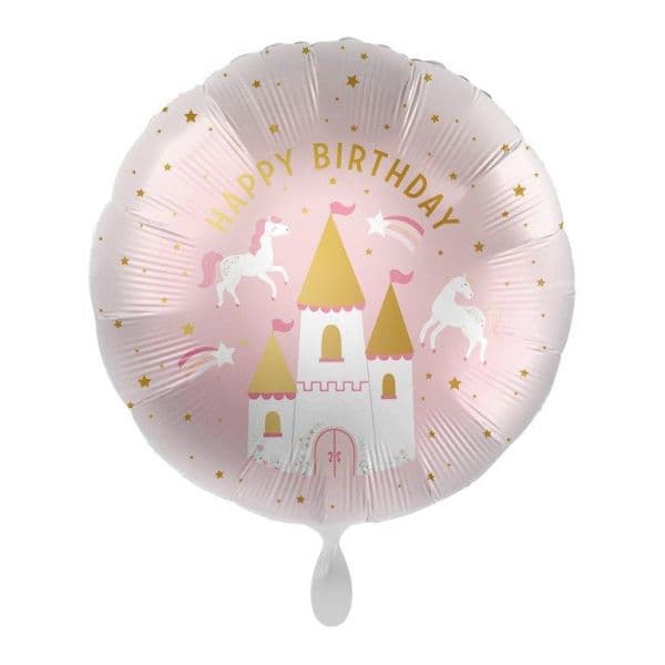 GingerRay Balão Foil 18" Happy Birthday Princess Unicorn 1 un. - 340050083