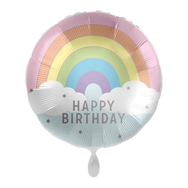 GingerRay Balão Foil 18" Happy Birthday Rainbow Party 1 un. - 340050120