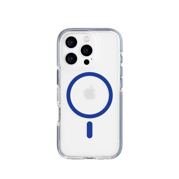 Tech21 Capa EvoCrystal MagSafe para iPhone 16 Pro Blue