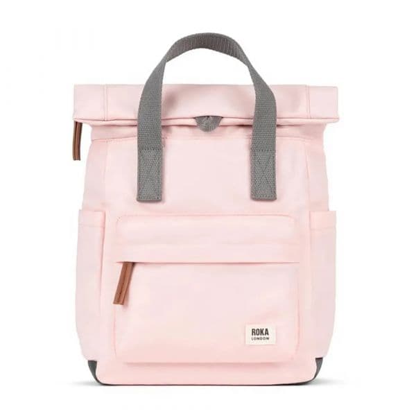 Roka London Mochila Canfield B Recycled Nylon English Rose M