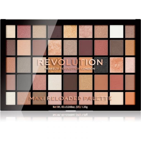 Makeup Revolution Maxi Reloaded Palette Paleta de Sombras em Pó Tom Large It Up 45x1,35 g