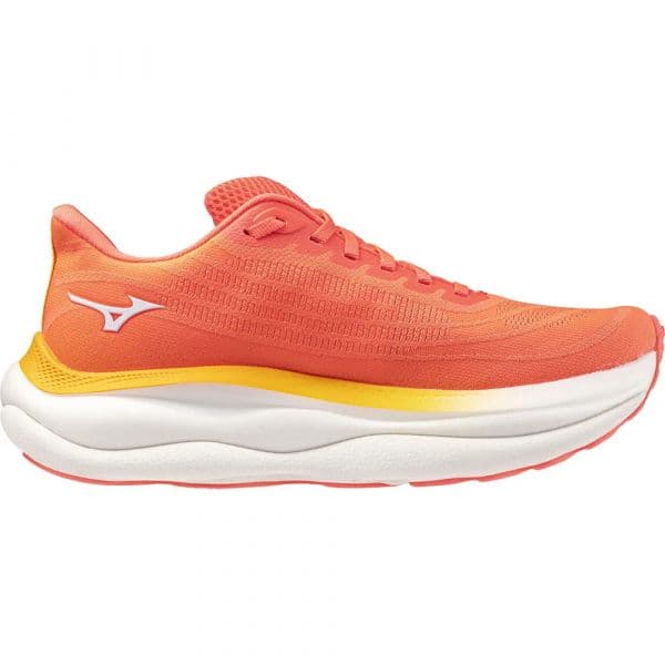 Mizuno Sapatilhas de Running Wave Sky 9 Striking Coral / BaseballWhite / C 38 1/2