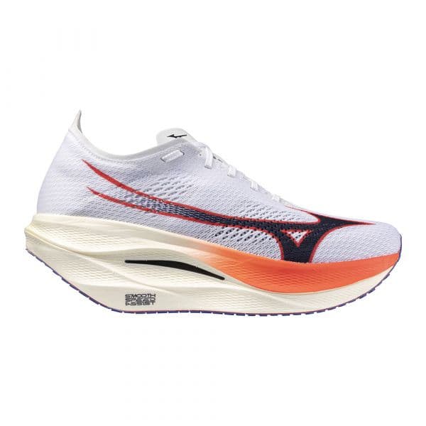 Mizuno Running Wave Rebellion Pro 3 u1gd2530-11 44.5 Branco
