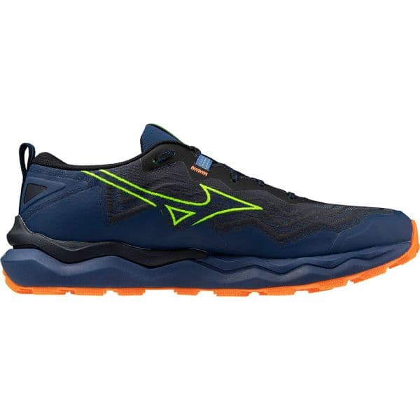 Mizuno Sapatilhas de Trail Running Wave Daichi 9 Estate Blue / Lightning Yellow / Light Orange 43