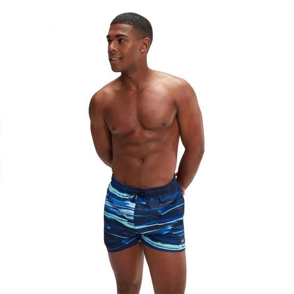 Speedo Digital Printed Leisure 14´´ Swimming Shorts Azul M Homem