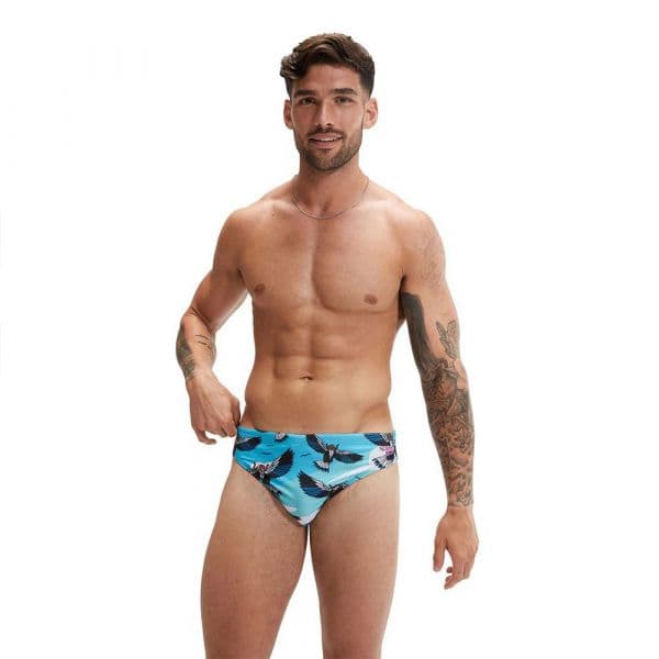 Speedo Fundies 5 Cm Swimming Brief Azul UK 26 Homem