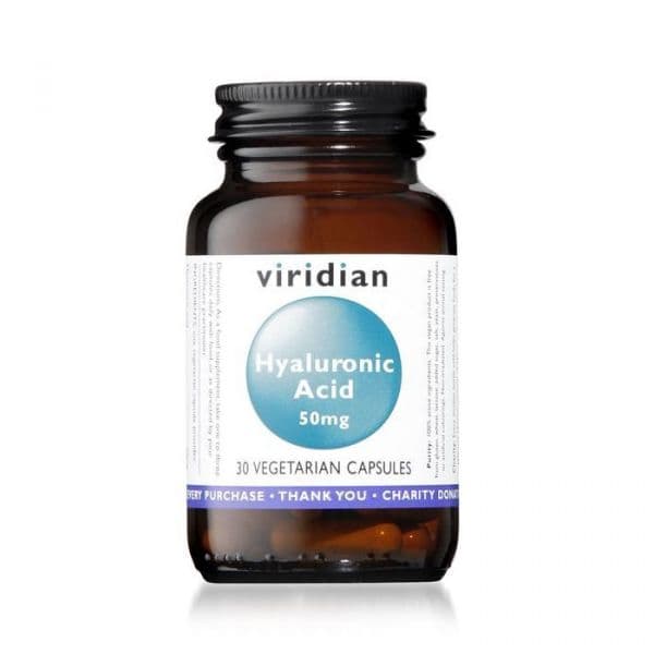 Viridian Ácido Hialurónico 50mg 30 Cápsulas