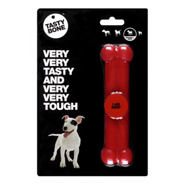 Tasty Bone Brinquedo Cão Bone L I Am Beef