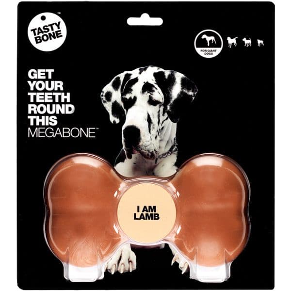 Tasty Bone Brinquedo Cão Bone Mega I Am Lamb
