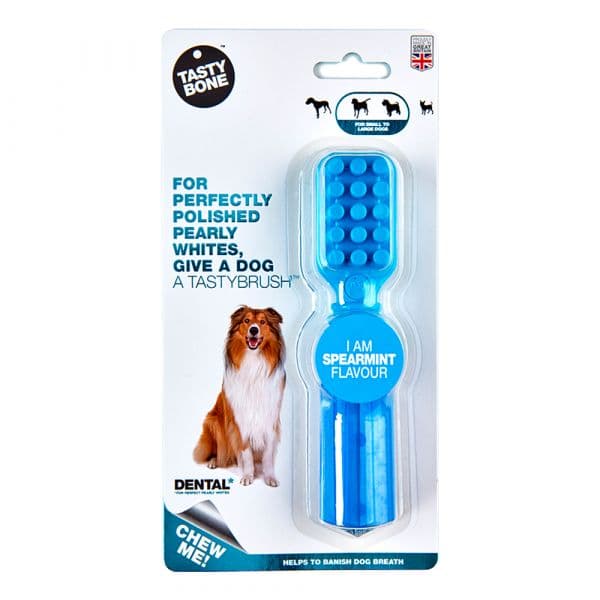 Tasty Bone Brinquedo Cão Dental TastyBrush Large/Small I Am Spearmint