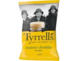 batatas tyrrells fritas queijo cheddar 150g