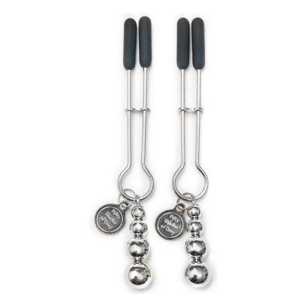 Ledapol 50 Shades Of Grey Pinças para Mamilos Adjustable Nipple Clamps