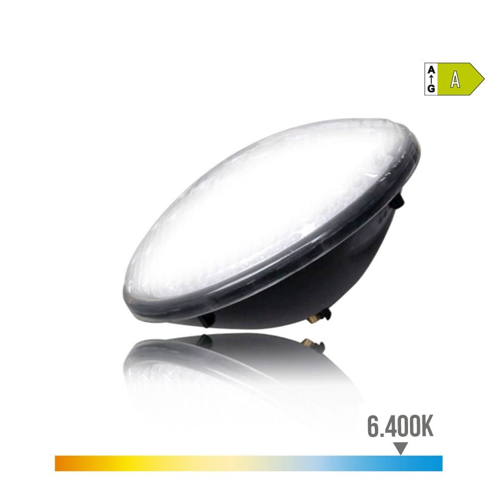 EDM Lâmpada de Piscina LED PAR56 15W 1300lm 6500K Luz Fria IP68 Ø17,6x6cm
