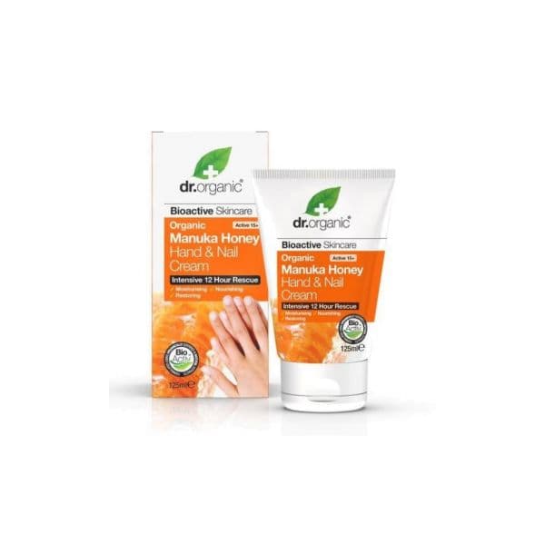 Dr. Organic Creme para Mãos e Unhas Mel de Manuka 125ml