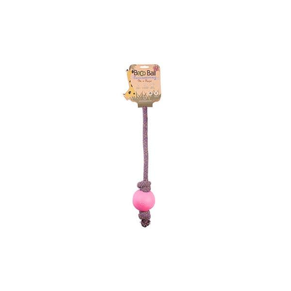 Beco Brinquedo Cão Rope Ball S Rosa