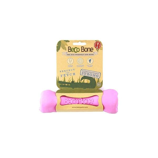 Beco Brinquedo Cão Bone S Rosa