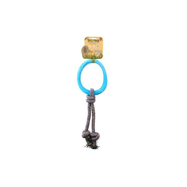 Beco Brinquedo Cão Hoop On a Rope S Azul