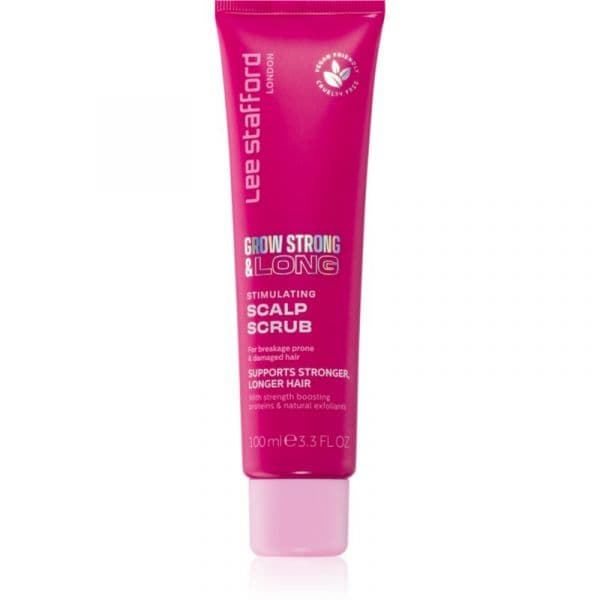 Lee Stafford Grow Strong & Long Stimulating Scapl Scrub Peeling para o Couro Cabeludo Vegano 100ml