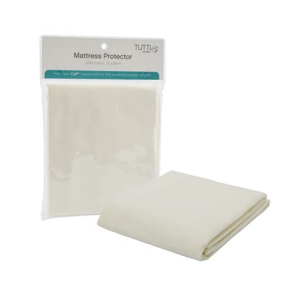 Tutti Bambini Resguardo impermeável 100% Algodão para Berço CoZee Crib Branco