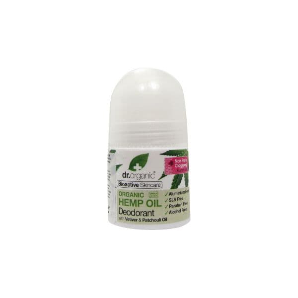 Dr. Organic Óleo de Cânhamo Bio Desodorizante Roll-On 50ml