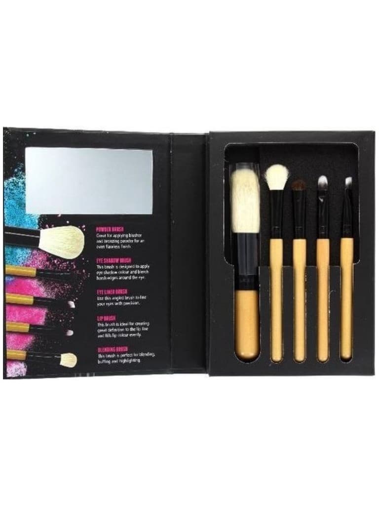 W7 Brush With Me... Five Flawless Make Up Brushes Set Kit 5Pcs