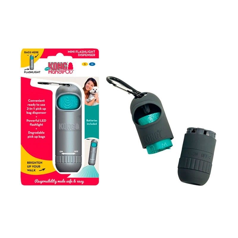 Kong Handipod Mini Dispensador Sacos + Lanterna