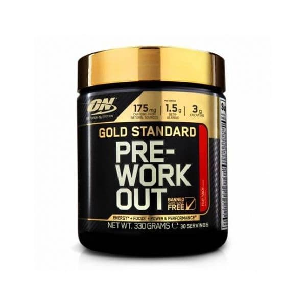 Optimum Gold Standard Pre-Workout 330g Ponche de Frutas