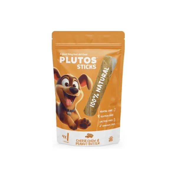 Plutos Sticks Queijo & Manteiga de Amendoim 160g