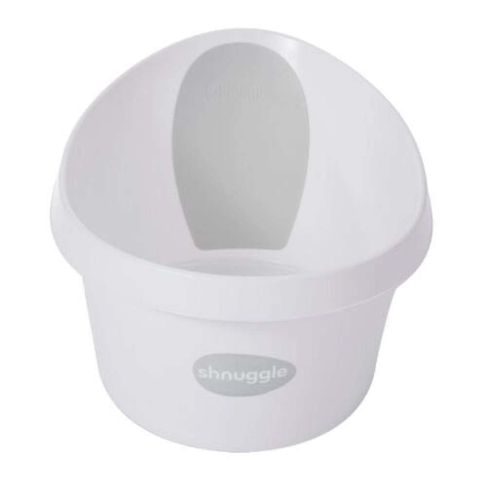 Banheira Shnuggle Branca com Cinza
