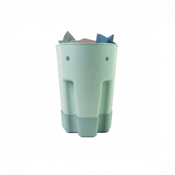 Shnuggle Balde Para Brinquedos De Banho - Eucalyptus