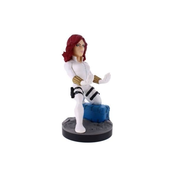 Cable Guys Carregador Black Widow White Suit
