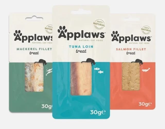 Applaws Snack Lomos Cavala Salmão Atum 12x30g