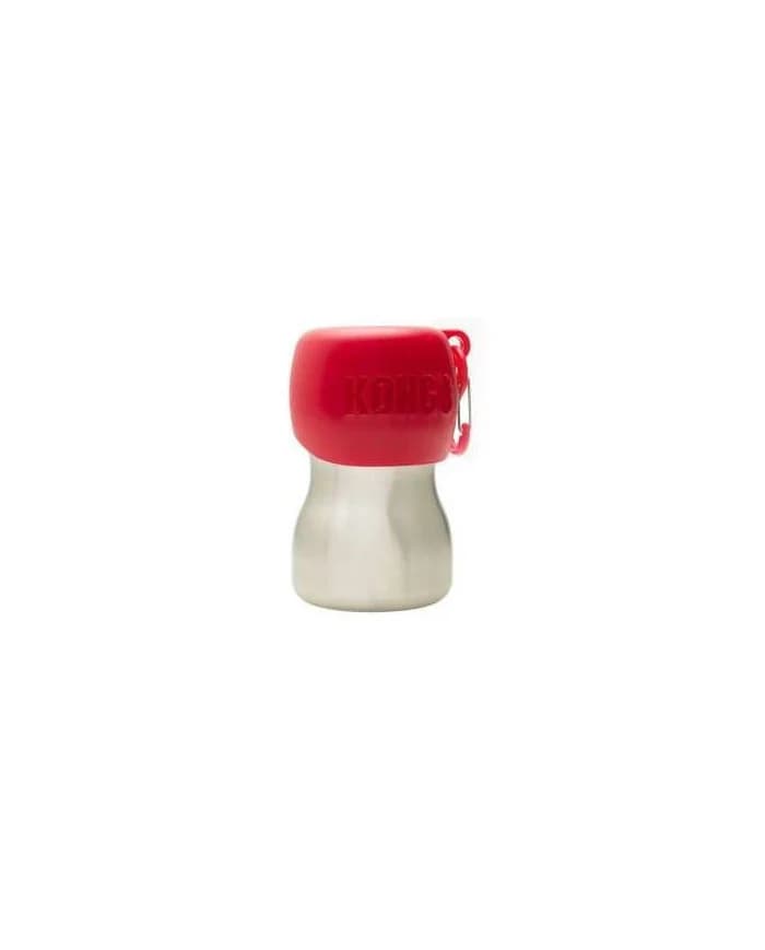 Kong Garrafa de Viagem H2O Aço Inox Vermelho 280 ml
