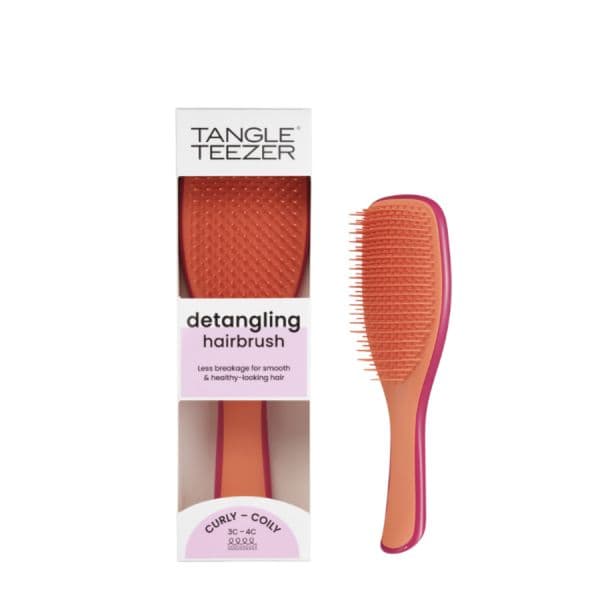Tangle Teezer Detangler Escova Cabelo Encaracolado Raspberry Papaya