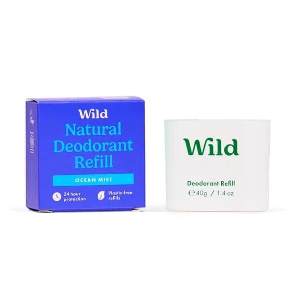 Wild Natural Desodorizante Natural Refill Ocean Mist 40g
