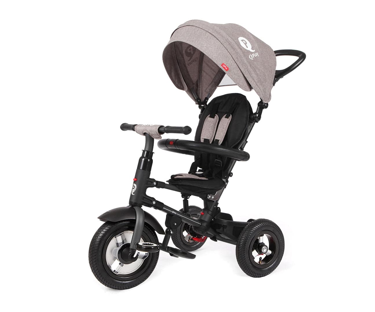 Triciclo Rito Air Cinzento Qplay