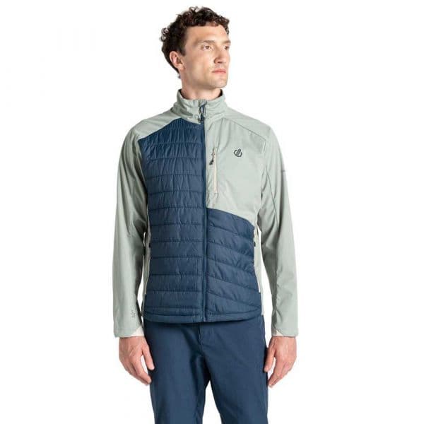 Dare2b Mountaineer Hybrid Softshell Jacket Verde M Homem