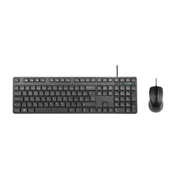 Teclado Targus Teclado + Rato AKM622ES Espanhol Preto