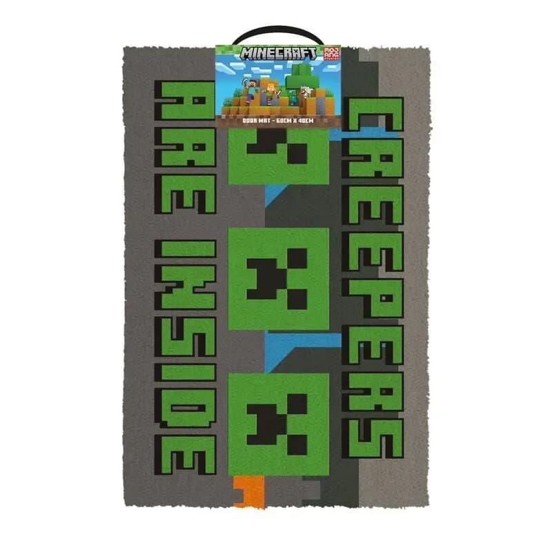 Pyramid Tapete Minecraft Creepers Verde 60x40cm