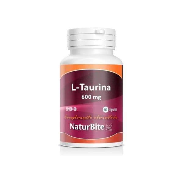 Naturbite L-taurina 60 Cápsulas de 600mg