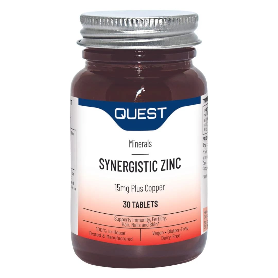 Zinc Sinérgico 30 Comprimidos – Quest