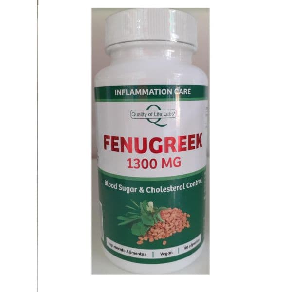Quality of Life Fenugreek 1300 mg 90 Cápsulas