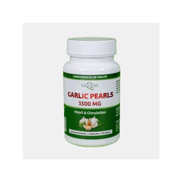 Quality of Life Garlic Pearls 1500mg 90 Cápsulas