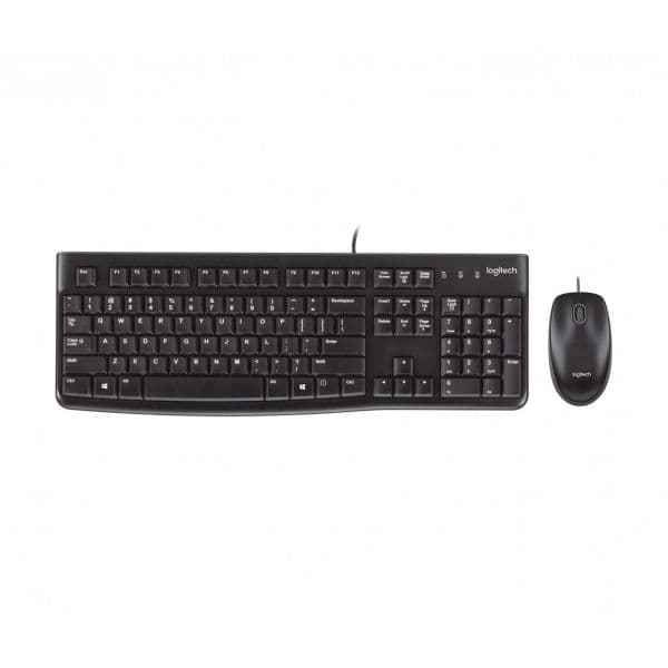 Teclado Logitech Desktop MK120 - Conjunto de e Rato USB (Teclado UK)