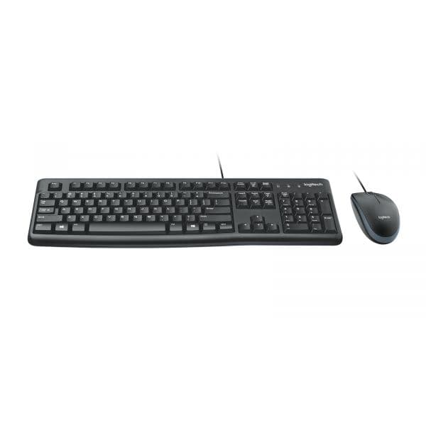 Teclado Logitech MK120 Rato US/EU Preto