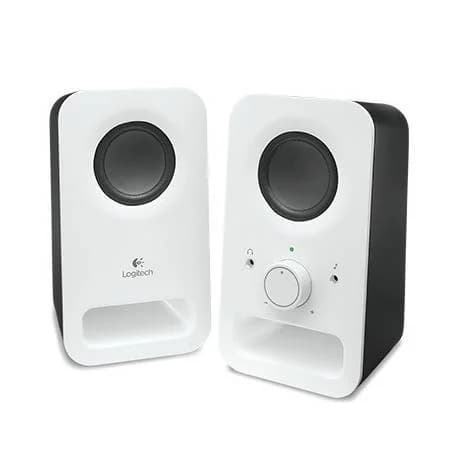 Colunas Logitech Z150 Compact Stereo 6W Peak / 3W RMS Brancas